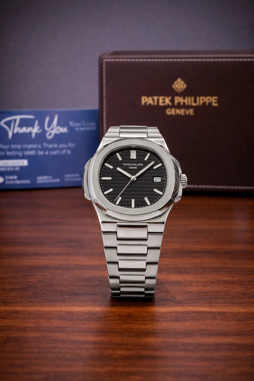 Patek Philippe Nautilus Watch – Black Dial