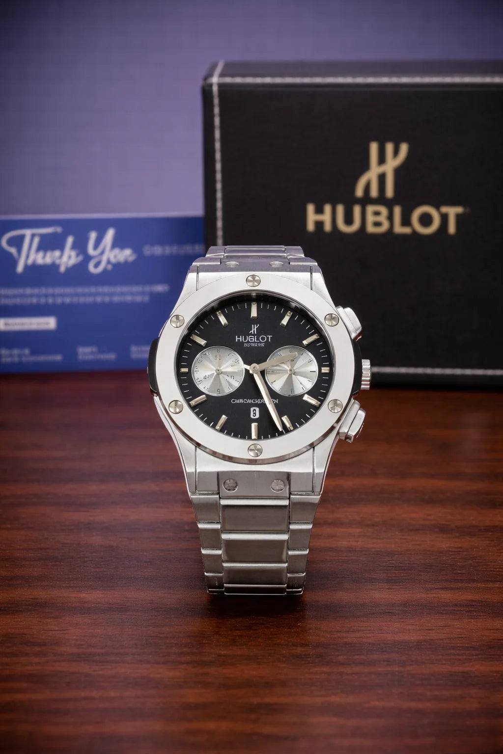 HB Classic Fusion Chronograph Titanium Bracelet
