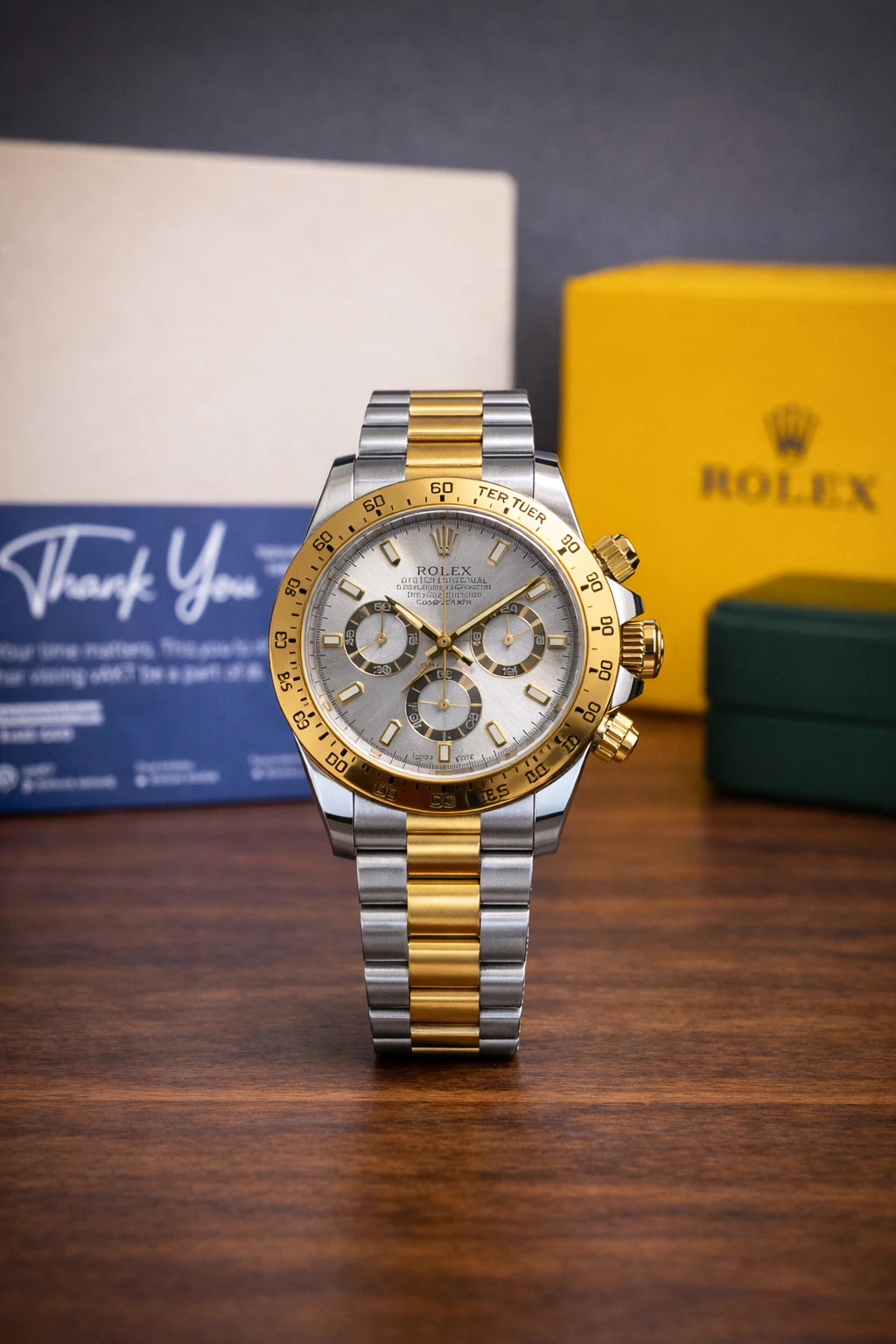 RLX Daytona Chronograph – White Dial (Panda Style)