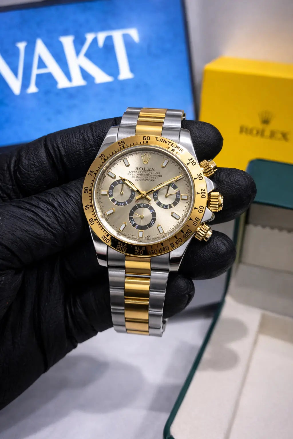 RLX Daytona Chronograph – Champagne Dial Two-Tone Edition