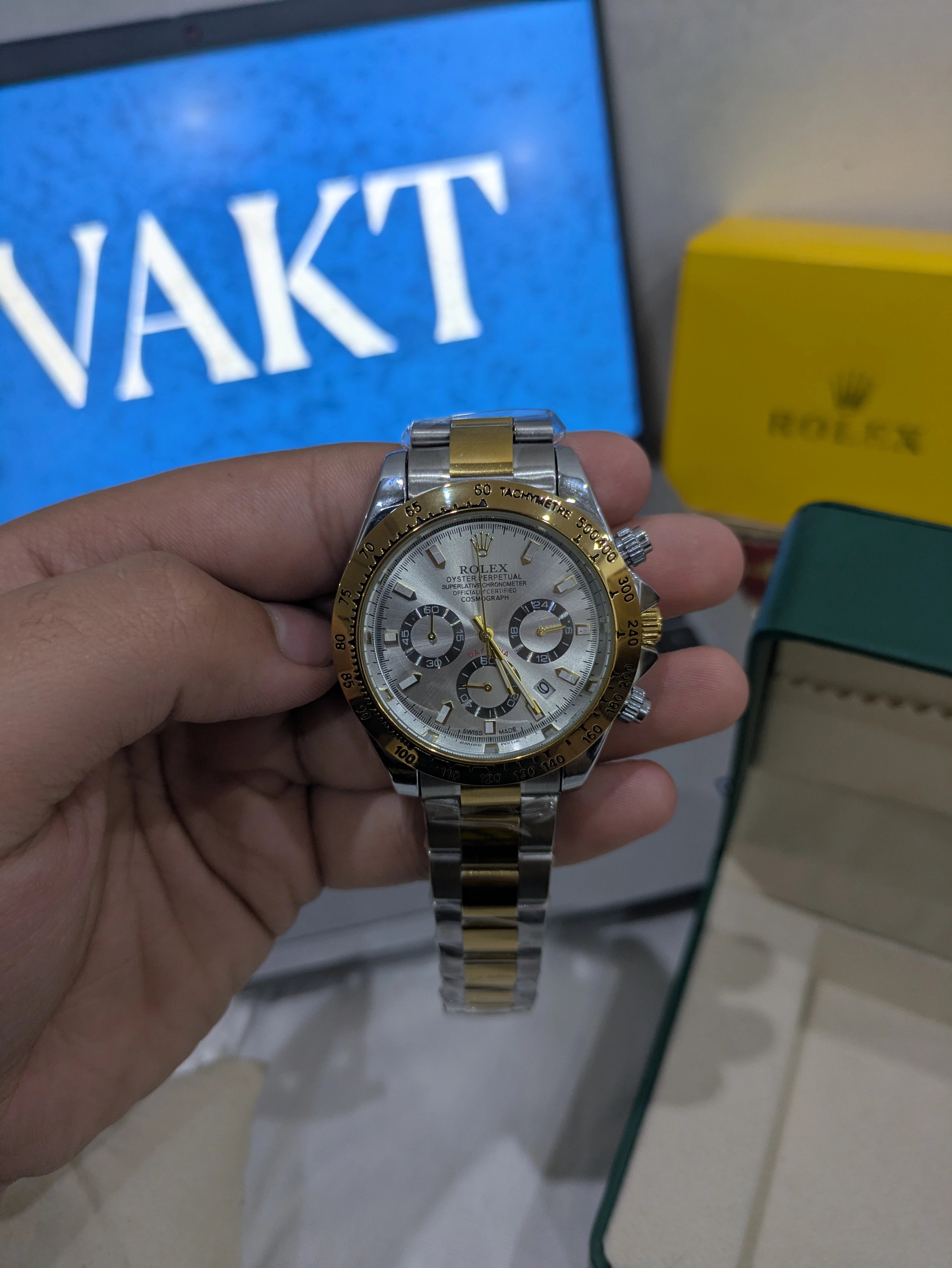 RLX Daytona Chronograph – White Dial (Panda Style)