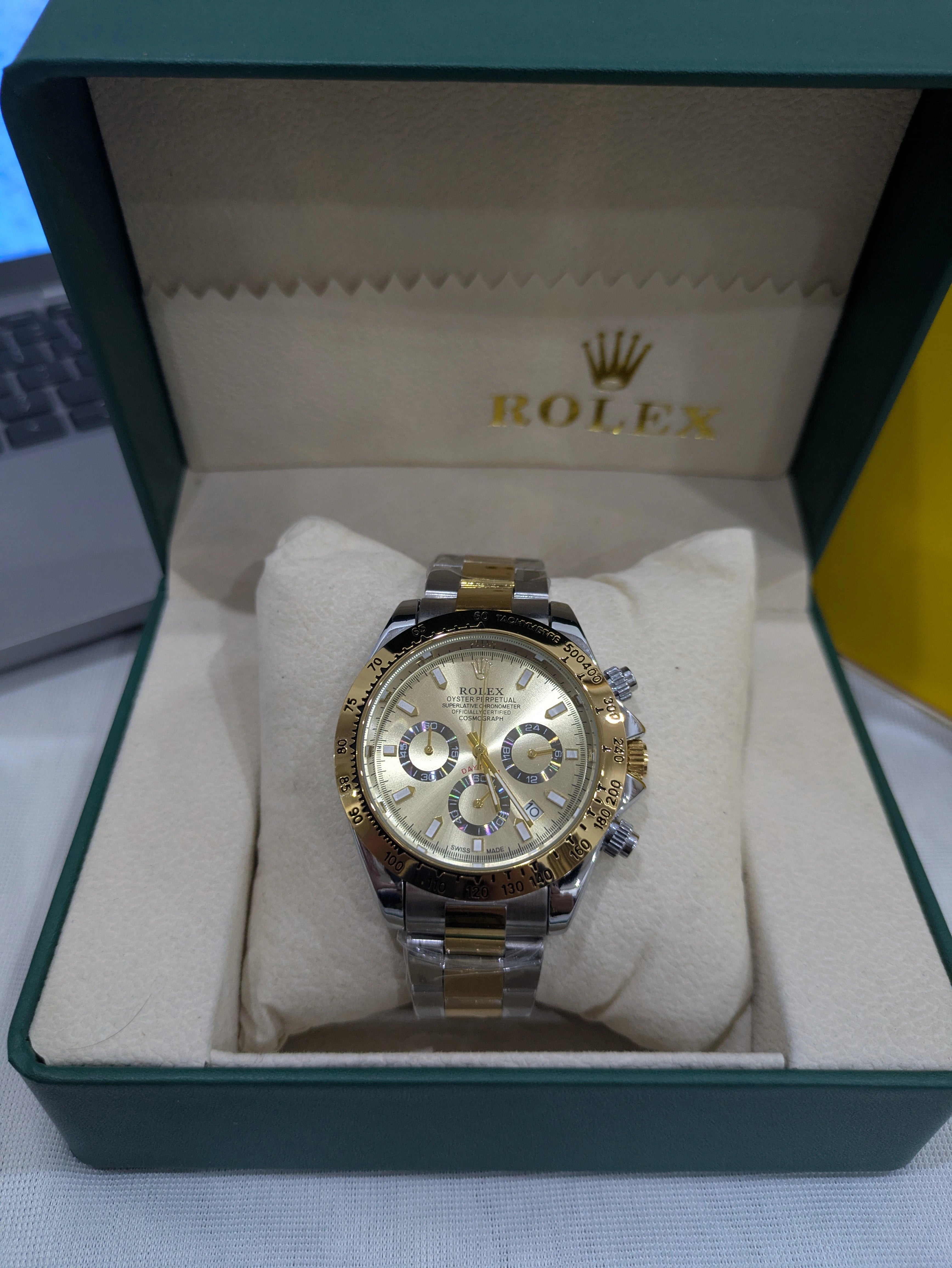 RLX Daytona Chronograph – Champagne Dial Two-Tone Edition