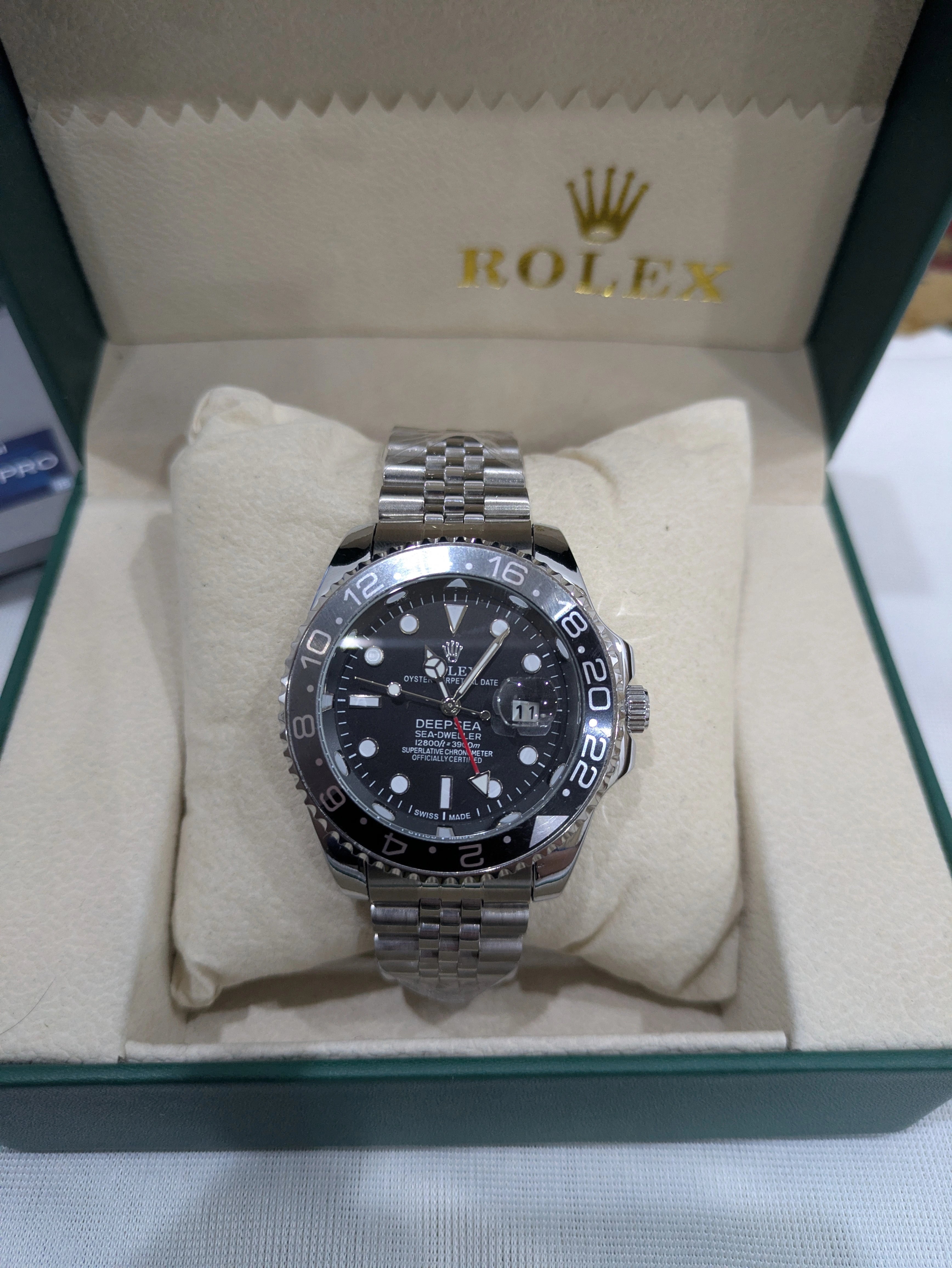 RLX Deepsea GMT – Black/Grey Bezel (Sprite Style)