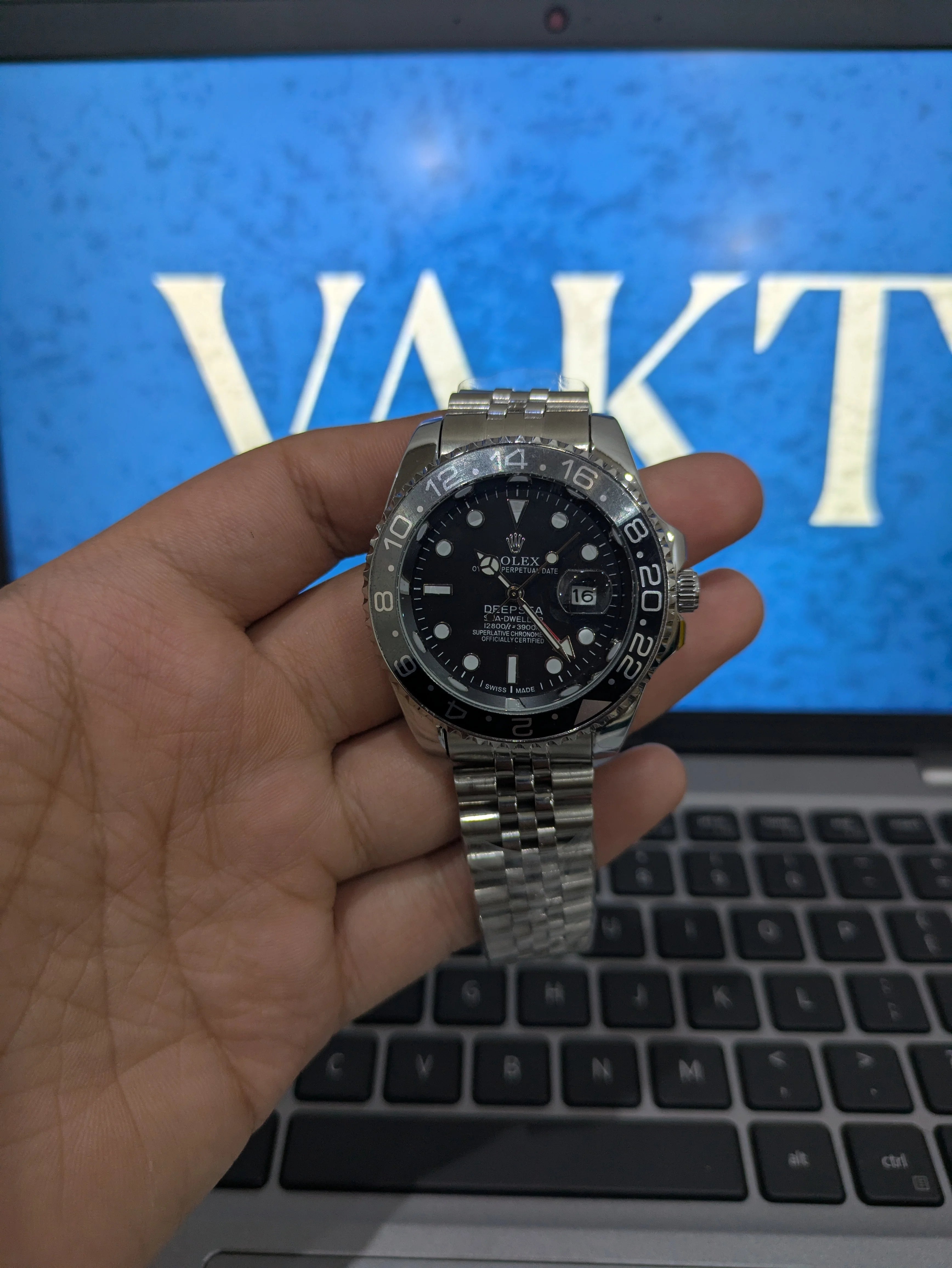 RLX Deepsea GMT – Black/Grey Bezel (Sprite Style)