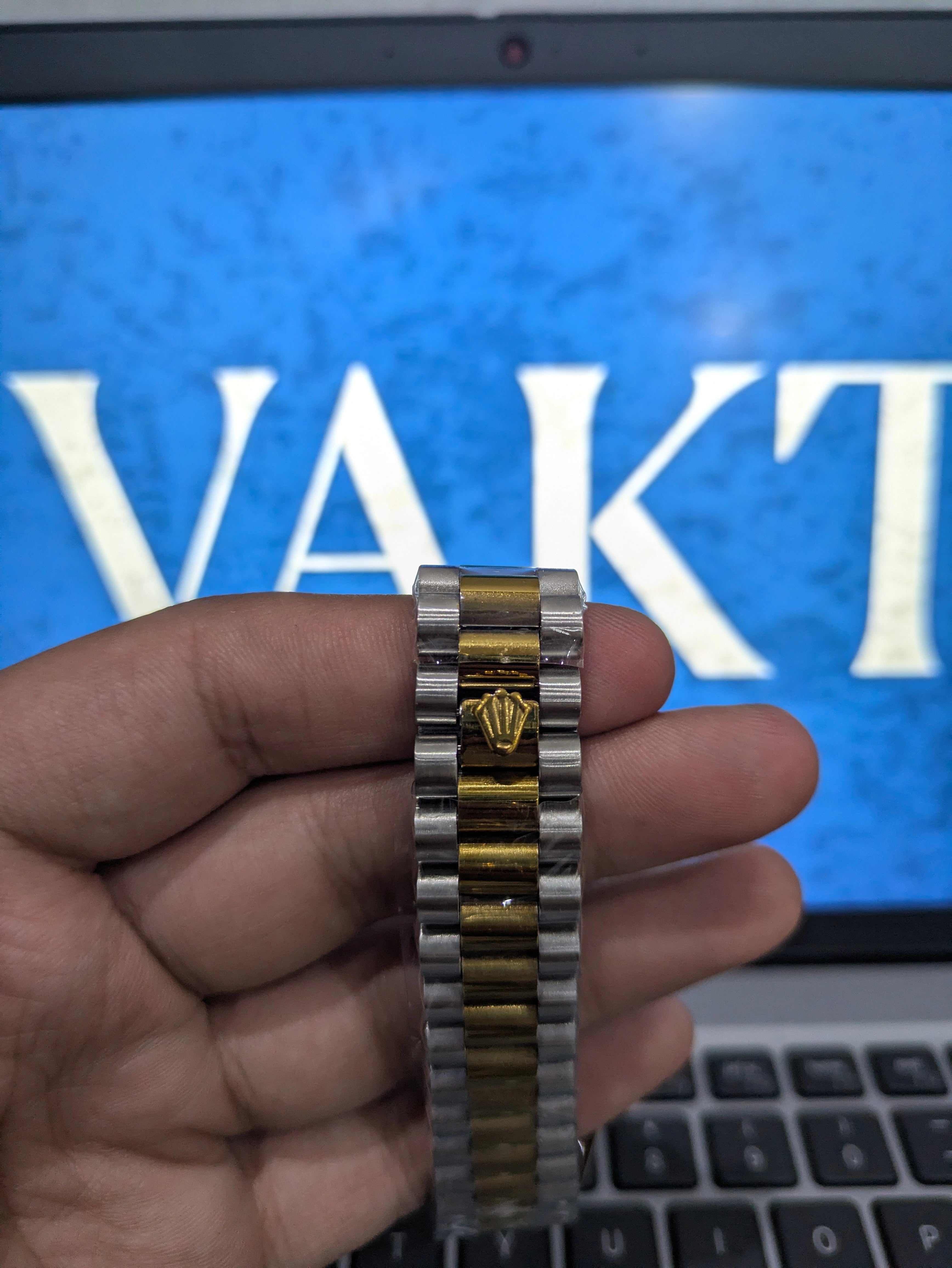 Rolex Oyster Perpetual Day-Date Watch - Gold and White